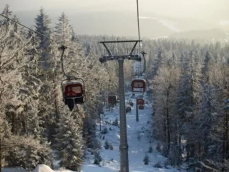 Fichtelgebirge winterlandschap